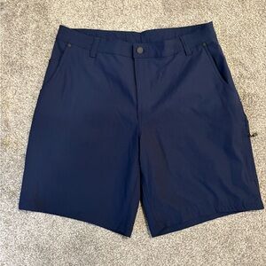 Merrell Navy Men's Flat Front Hiking Shorts